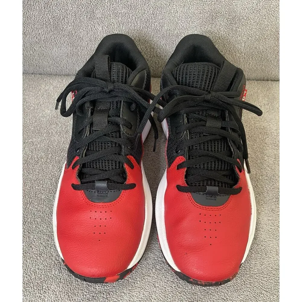 Under Armour Lockdown LD7 Youth Basketball Shoes Red Black Size 7Y